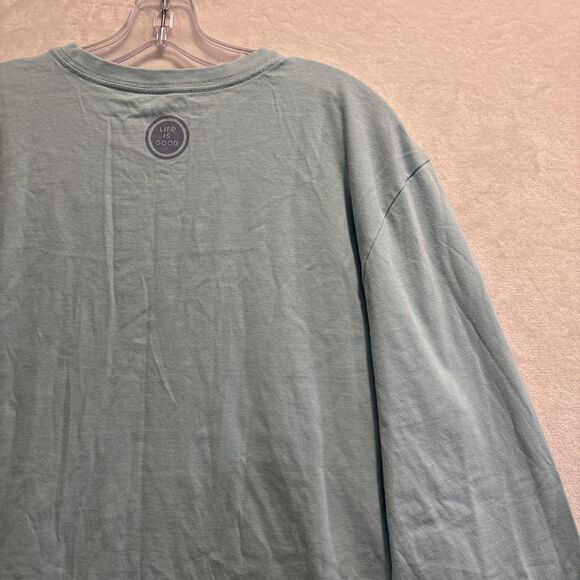 Life is Good Crusher Grillin & Chillin Long Sleeve Crew Neck T-Shirt Men's Large - Picture 11 of 16